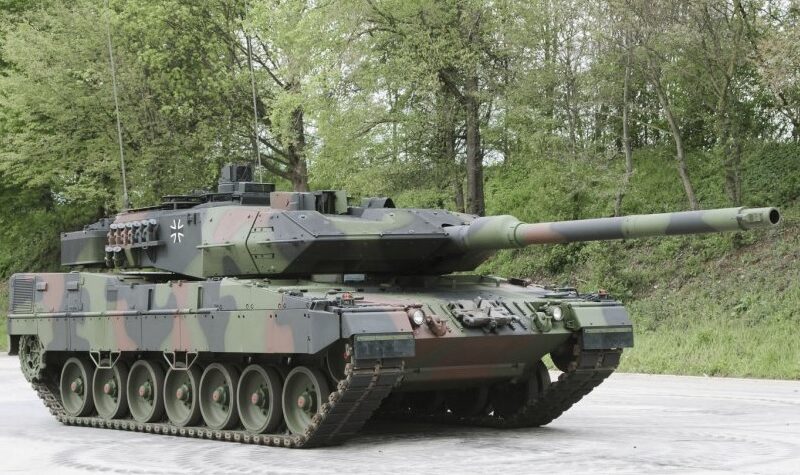 Ремонт танков Leopard в Польше